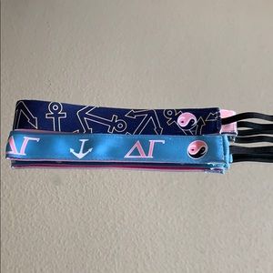 Two Pack of Delta Gamma Sweaty Bands